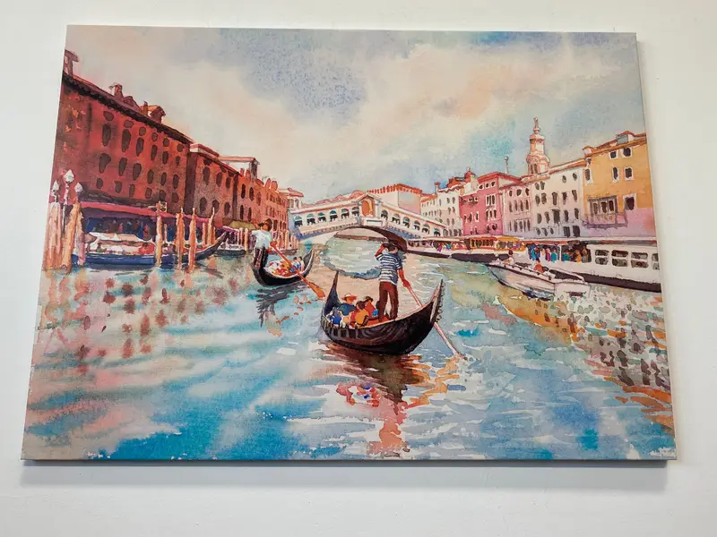 Venice Wall Art, Oil Painting, Landscaper Wall Art, Italy Wall Decor, Wall Art Canvas, Venice Cityscape, Grand Canal Canvas, Venice Print, - 8