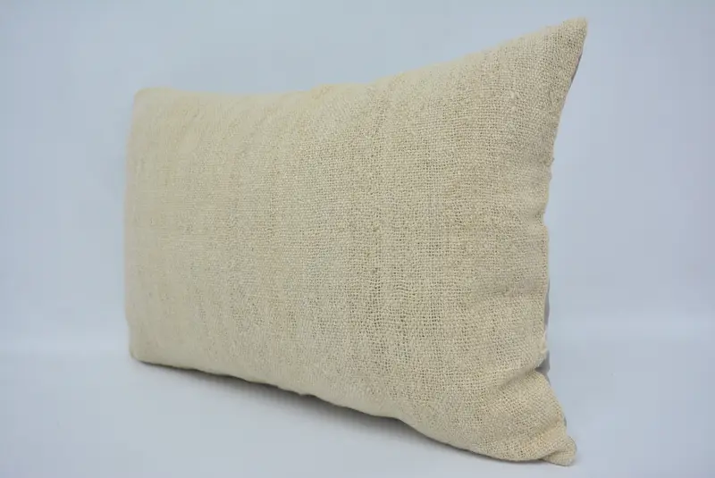 16x24 Beige Pillow Cover, Vintage Kilim Throw Pillow, Ethnic Pillow Cover, Ethnical Kilim Rug Pillow, Boho Pillow Sham Cover, Cushion Case - 4