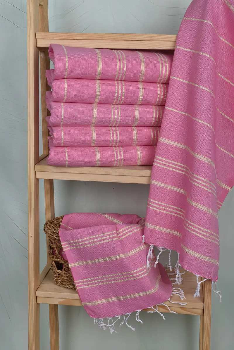 Bathroom Towels, 40x24 Cotton Striped Towel, Girl Trip Party Favor, Turkish Hand Towel, Gym Towel, Personalized Gifts, Towel With Name, Gift For Mom - 3