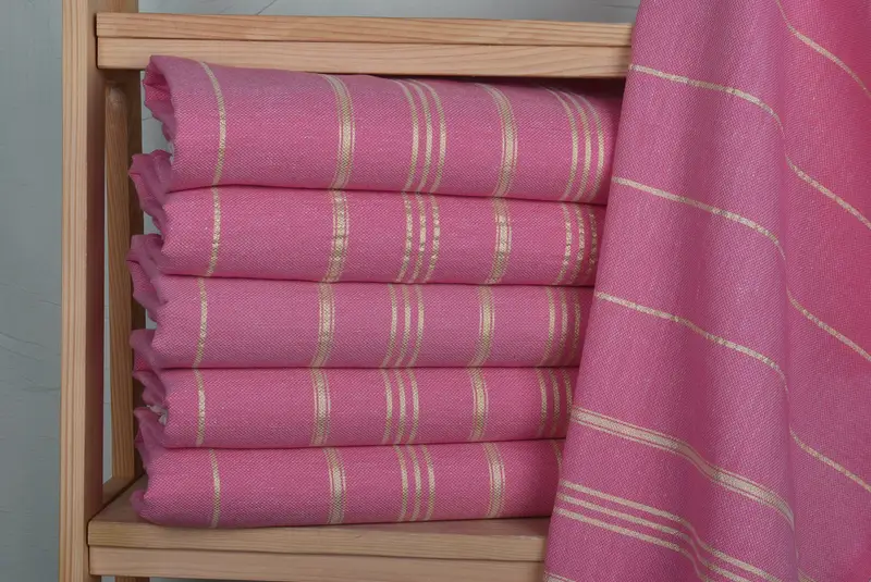 Bathroom Towels, 40x24 Cotton Striped Towel, Girl Trip Party Favor, Turkish Hand Towel, Gym Towel, Personalized Gifts, Towel With Name, Gift For Mom - 2
