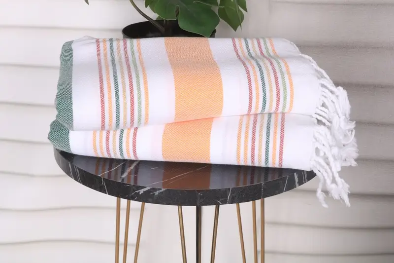 Bride Gift, 76x38 Cotton Striped Towel, Cotton towel, Personalized Turkish bath towel for home decor, Personalized Gifts, Turkish Towel Beach - 3
