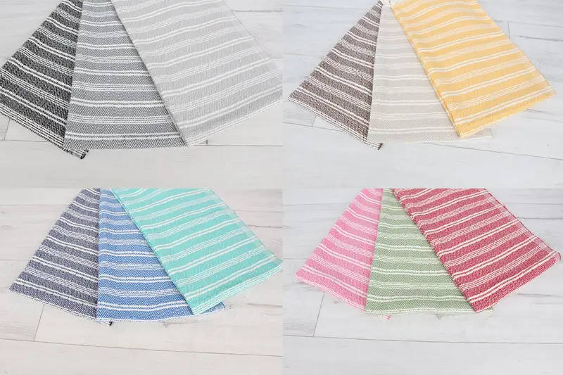 Monogram Towels, Personalized Hand Towel, Wedding For Favor, Wedding Favors, Turkish Towel Hand Towel, Gift For Wedding Day, 32x18 Cotton Flat Towel - 8