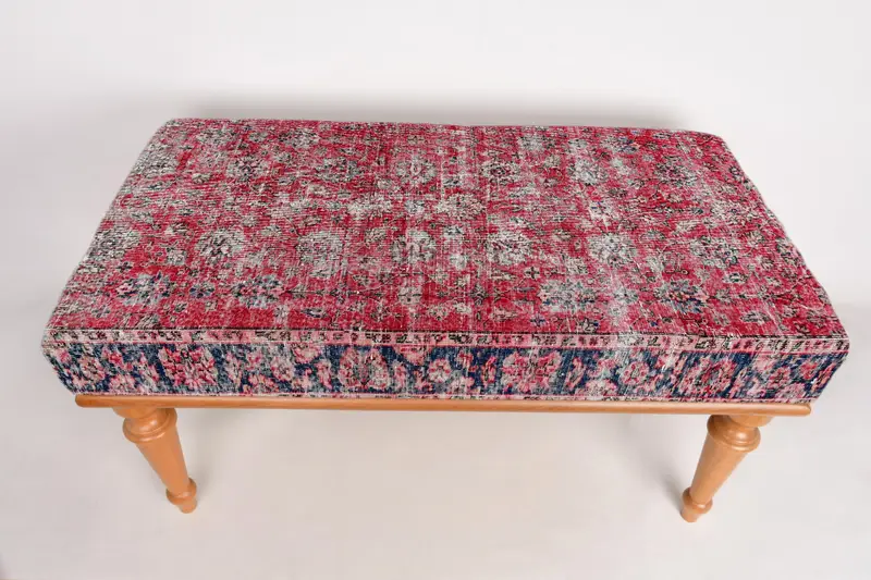 キリム風パターンのモジュール式ソファセット、オットマン