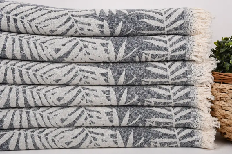 Wedding Shower Gift, Bath towel, 64x40 Cotton Floral Patterned Towel, Turkish bath towel, Beach Bachelorette Party Decorations, Beach towel - 2