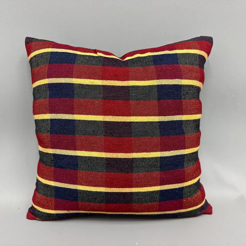 Wholesale Cushion Cover, Turkish Kilim Pillow, Boho Pillow, 18x18 Red Pillow Cover, Vintage Pillow, Muted Cushion Case, Cushion Case, Gift Pillow - 4