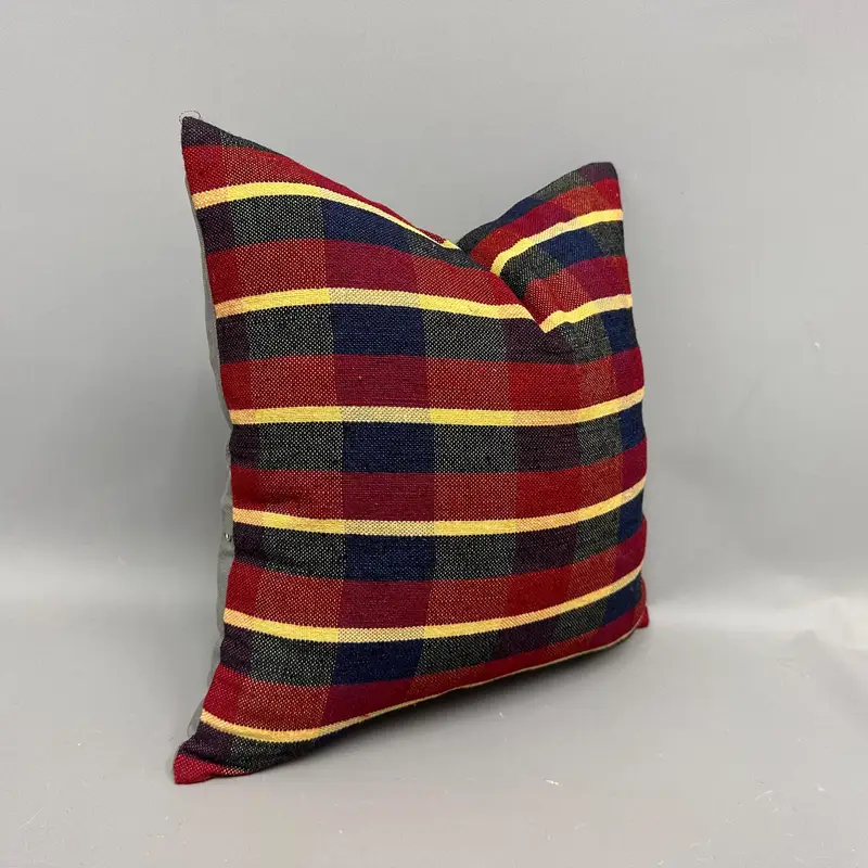 Wholesale Cushion Cover, Turkish Kilim Pillow, Boho Pillow, 18x18 Red Pillow Cover, Vintage Pillow, Muted Cushion Case, Cushion Case, Gift Pillow - 2