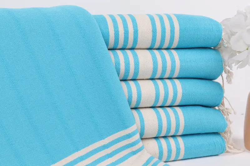 Wedding Gift, Sand-Resistant Peshtemal, Gift For Boyfriend, Thin towel, Personalized Bridesmaid Gift, 64x36 Cotton Striped Towel, Custom Towel Beach - 1