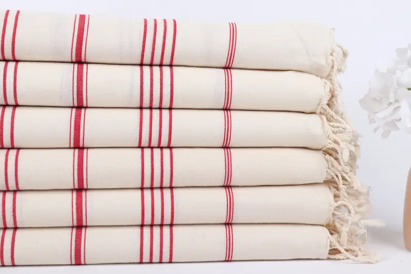 Monogrammed Beach Towel, Beach Towel Bulk, Holiday Towel, Pool Towels, Memorial Gift, Organic Towel, Wedding Gifts Towel, 70x40 Linen Striped Towel - 3