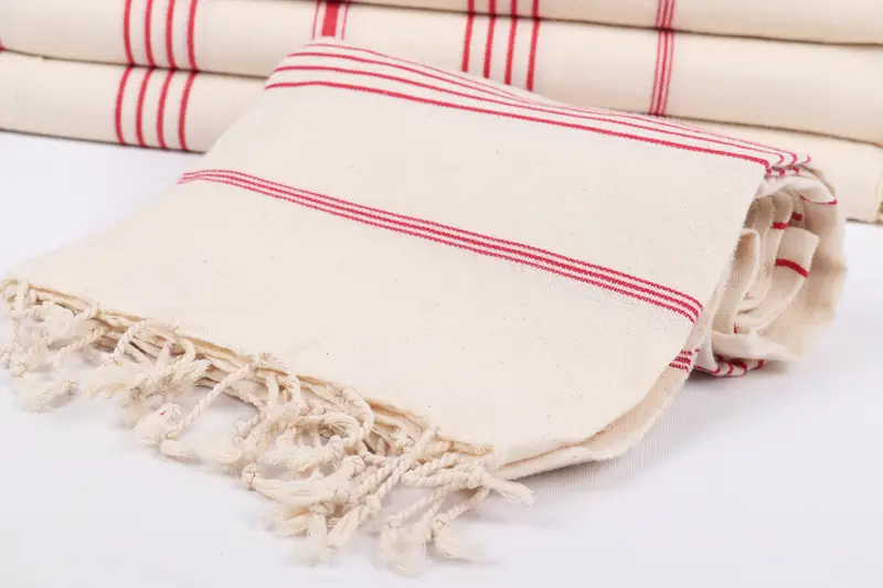 Monogrammed Beach Towel, Beach Towel Bulk, Holiday Towel, Pool Towels, Memorial Gift, Organic Towel, Wedding Gifts Towel, 70x40 Linen Striped Towel - 4