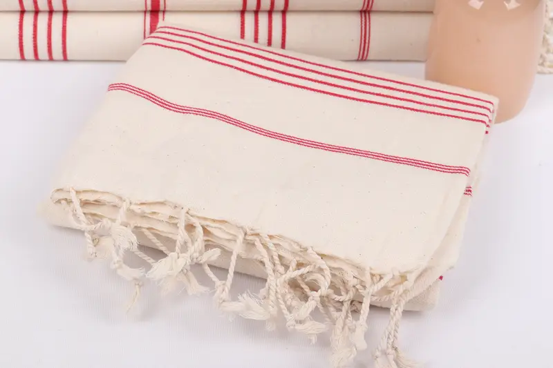 Monogrammed Beach Towel, Beach Towel Bulk, Holiday Towel, Pool Towels, Memorial Gift, Organic Towel, Wedding Gifts Towel, 70x40 Linen Striped Towel - 5