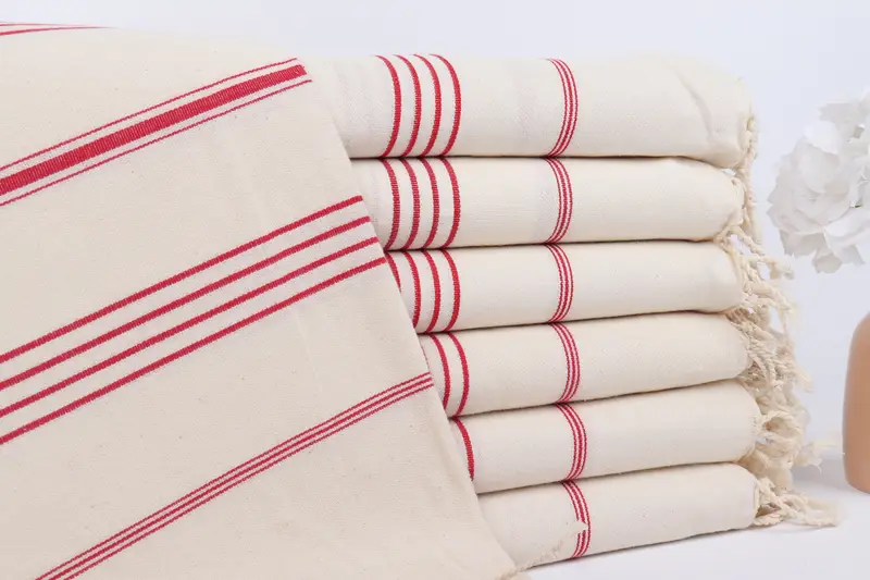 Monogrammed Beach Towel, Beach Towel Bulk, Holiday Towel, Pool Towels, Memorial Gift, Organic Towel, Wedding Gifts Towel, 70x40 Linen Striped Towel - 1