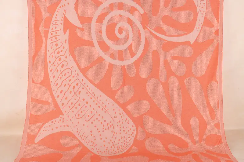 70x40 Cotton Whale Design Towel, Girls Weekend Getaways Ideas, Housewarming Gift, Bride Gift, Bridesmaid Gifts, Gym Towel, Absorbent towel - 1
