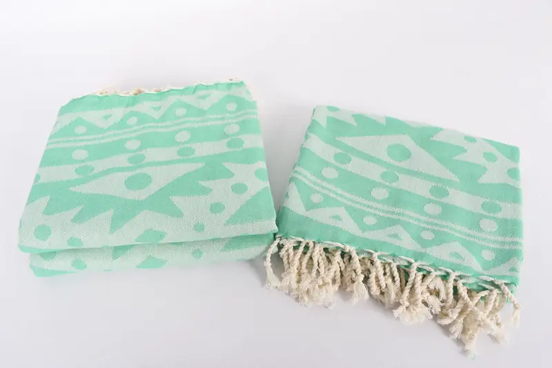Pool Towels, Yoga Towel, Personalized Bridesmaid Gift, Best Friend Christmas Gift, 70x40 Cotton Round Pattern Towel, Summer Gift, Sand-free towel - 8