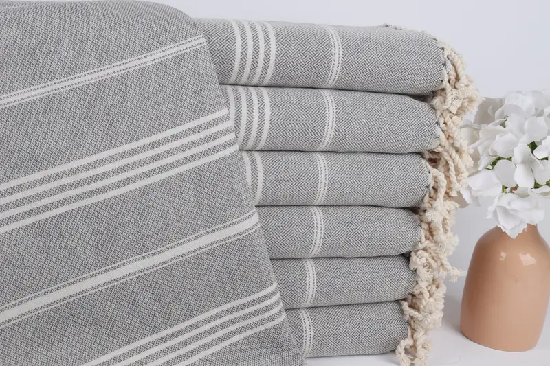 Bachelorette Party Favors, Monogram Turkish Towel, Personalize Gift, Beach Towel Personalized, 68x40 Cotton Striped Towel, Personalized Gift - 1