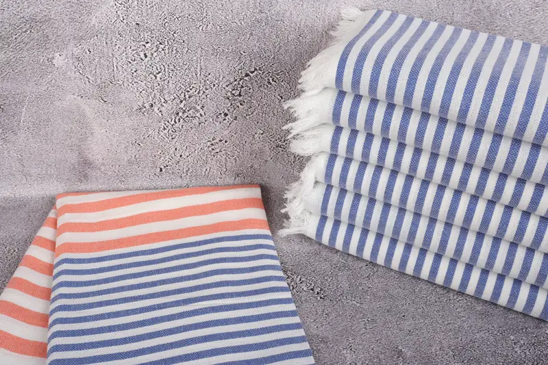 Custom Wedding Gift, Best Friend Christmas Gift, Spa Towel, Fouta towel, 70x40 Cotton Striped Towel, Bachelorette Party Gifts Bridesmaids, Gym Towel - 2