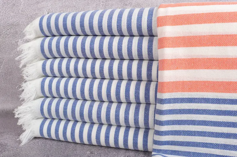 Custom Wedding Gift, Best Friend Christmas Gift, Spa Towel, Fouta towel, 70x40 Cotton Striped Towel, Bachelorette Party Gifts Bridesmaids, Gym Towel - 1