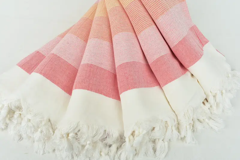 Ev Isınma Hediyesi, Kişiselleştirilmiş Havlu, 68x40 Pamuklu Çizgili Havlu, Nedime Hediyeleri, Monogram Türk Havlu, Otantik Türk Hamam Peshtemal - 4