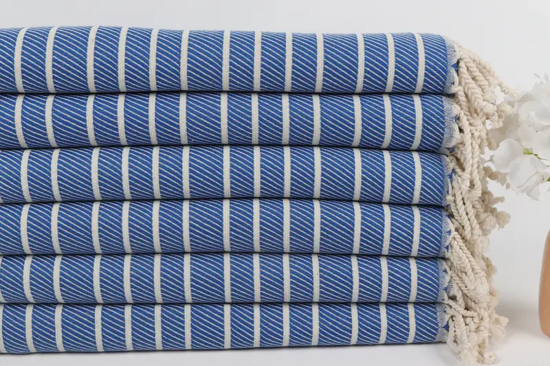 70x40 Bamboo Herringbone Towel, Bachelorette Party Gifts, Monogram Beach Towel, Baby Boy Gift, Bridesmaid Towel, Summer Gift, Best Wedding Gift - 3