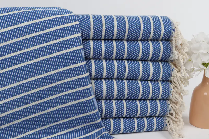 70x40 Bamboo Herringbone Towel, Bachelorette Party Gifts, Monogram Beach Towel, Baby Boy Gift, Bridesmaid Towel, Summer Gift, Best Wedding Gift - 1