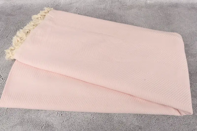 Throw Blanket, Best Wedding Gift, 84x68 Cotton Zig zag Towel, Valentines Day Gift, Bachelorette Large Towel, Bridesmaid Gifts, Custom Wedding Gifts - 6