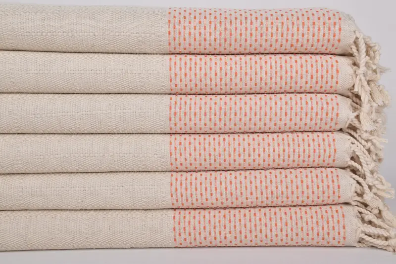 Turkish Tea Towel, Bridesmaid Gifts, Bachelor Towel, Birthday Gift, Monogram Kitchen Towel, Home Decor Gifts, 40x20 Cotton Polka Dot Towel - 2