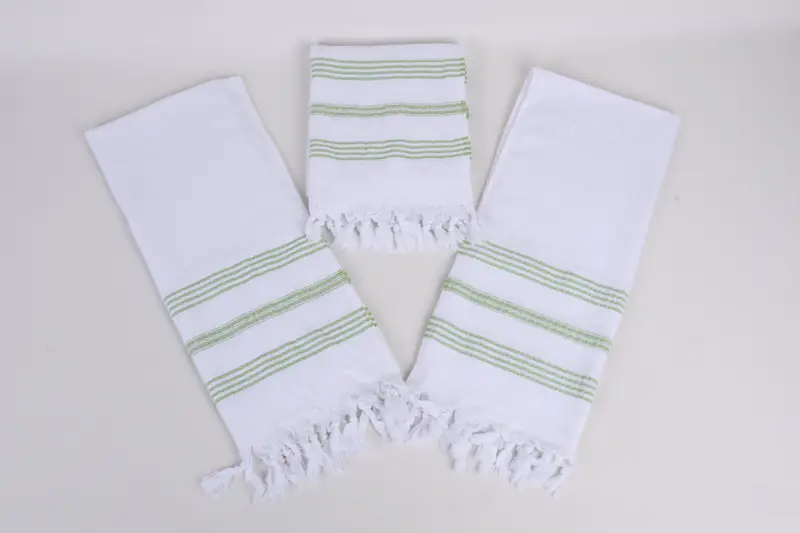 Wedding Gifts Towel, Monogrammed Hand Towel, 40x18 Cotton Striped Terry Towel, Wedding Gift, Turkish Towel Hand Towel, Guest Towel, Monogram Towels - 6
