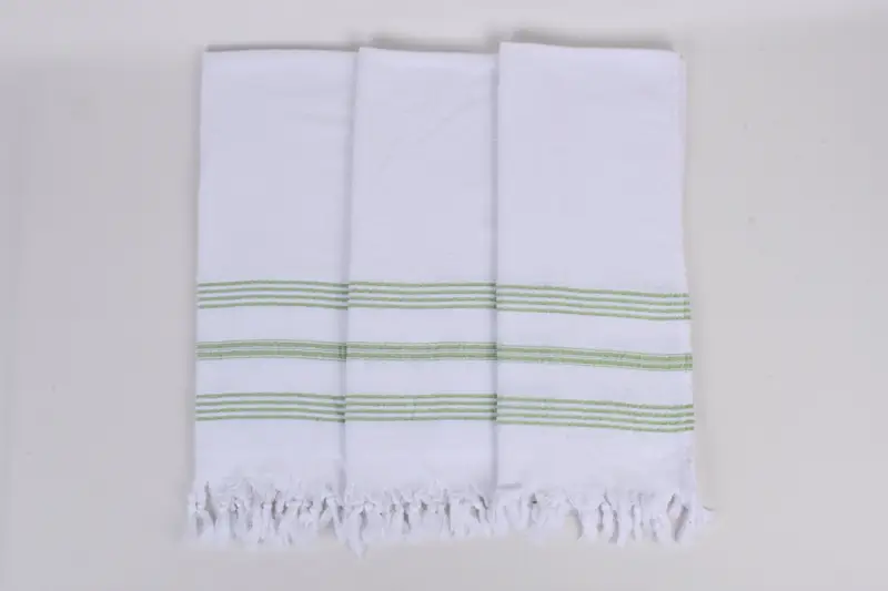 Wedding Gifts Towel, Monogrammed Hand Towel, 40x18 Cotton Striped Terry Towel, Wedding Gift, Turkish Towel Hand Towel, Guest Towel, Monogram Towels - 7