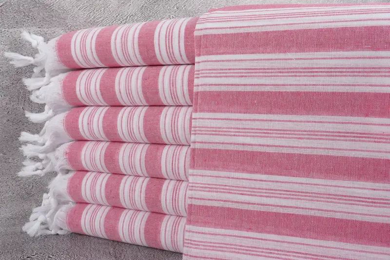 70x40 Cotton Striped Towel, Organic Turkish towel, Gym Towel, Bachelor Party Favors, Embroidered Towel, Bachelorette Party Gifts, Personalized Towel - 1