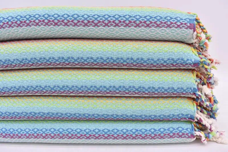 Quick-dry peshtemal, Lightweight towel, Personalised Gift, 70x40 Cotton Diamond Towel, Quick-dry towel, Turkish towel bulk order for wedding gifts