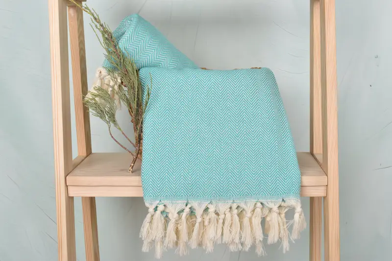 Home Gift, Guest Towel, 70x40 Cotton Herringbone Towel, Bachelor Bachelorette Party Favors, Yoga Towel, Custom Name Towel, Custom Towel, Summer Gift - 4