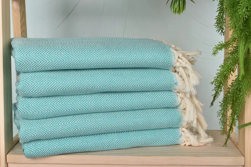 Home Gift, Guest Towel, 70x40 Cotton Herringbone Towel, Bachelor Bachelorette Party Favors, Yoga Towel, Custom Name Towel, Custom Towel, Summer Gift - 2