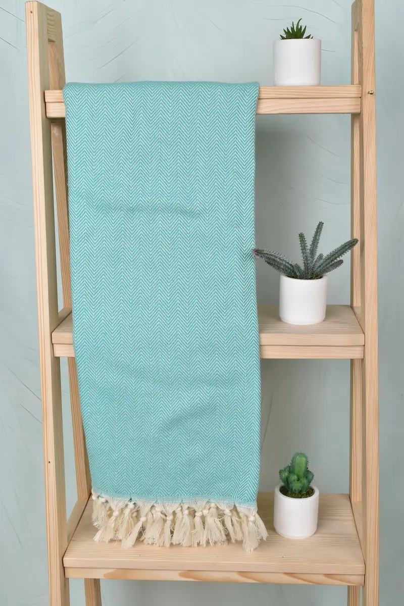 Home Gift, Guest Towel, 70x40 Cotton Herringbone Towel, Bachelor Bachelorette Party Favors, Yoga Towel, Custom Name Towel, Custom Towel, Summer Gift - 8