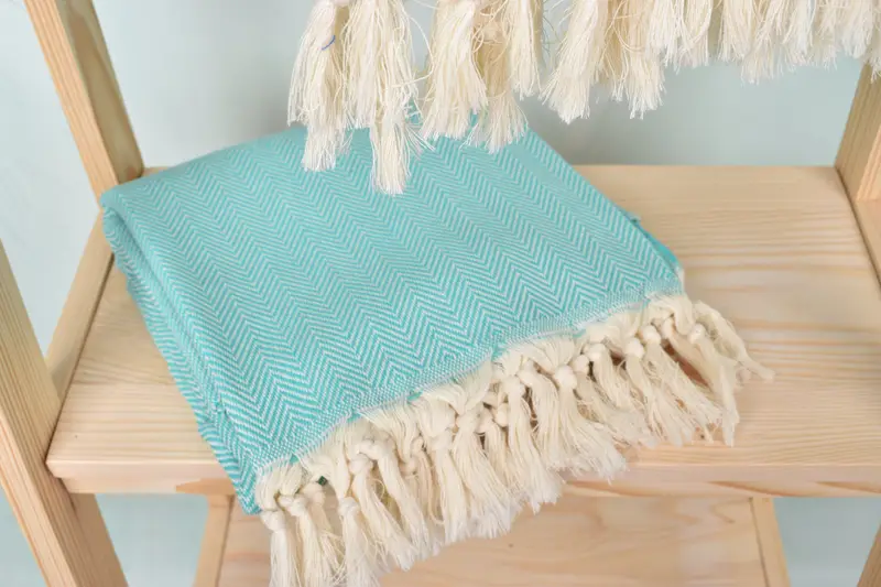 Home Gift, Guest Towel, 70x40 Cotton Herringbone Towel, Bachelor Bachelorette Party Favors, Yoga Towel, Custom Name Towel, Custom Towel, Summer Gift - 5