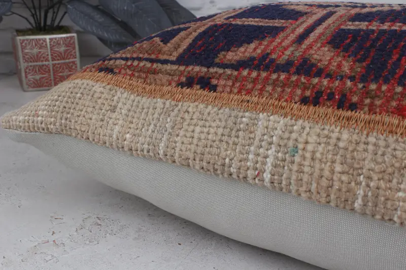 Wholesale Pillow Sham, Neutral Pillow Sham, Pillow Cover, Handmade Kilim Cushion, 16x36 Beige Pillow Sham, Kilim Cushion Sham, Kilim Pillow - 6