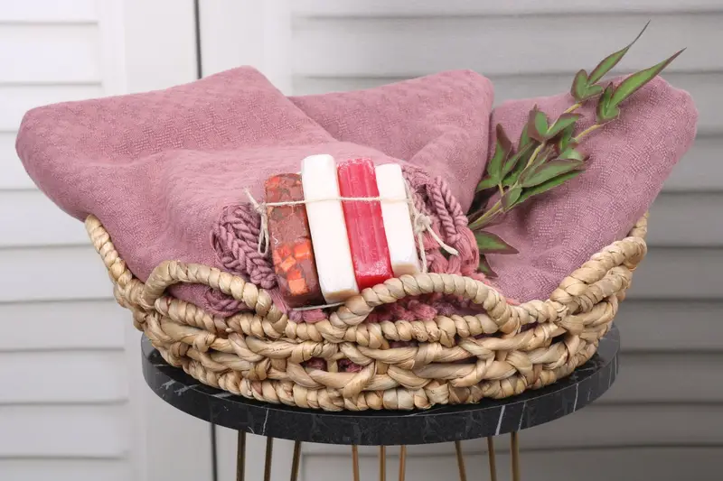 Customized Towels, 68x32 Cotton Stonewashed Geometric Towel, Personalized Bridesmaid Gift, Absorbent Turkish towel, Bridesmaid Towel, Summer Gift - 5