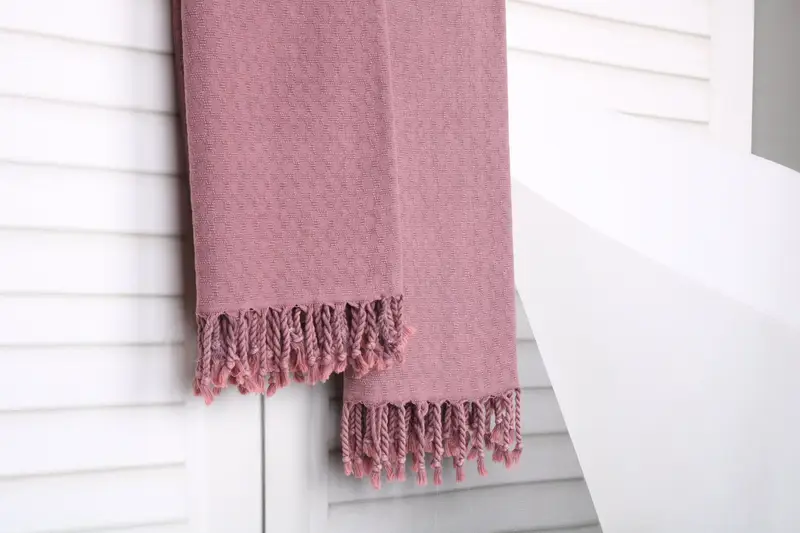 Customized Towels, 68x32 Cotton Stonewashed Geometric Towel, Personalized Bridesmaid Gift, Absorbent Turkish towel, Bridesmaid Towel, Summer Gift - 8