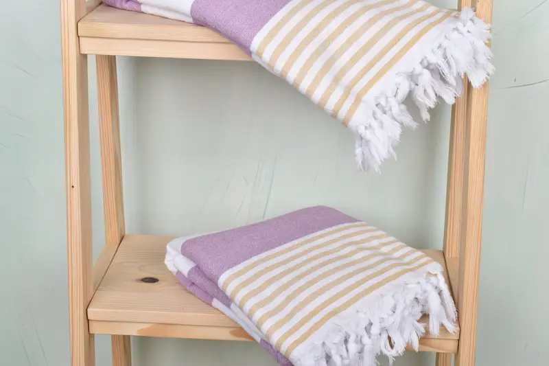 Bachelorette Party Favors, Bridesmaid Gift, 68x36 Cotton Striped Terry Towel, Hammam Towel USA, Custom Beach Towel, Bridesmaid Gifts Personalized - 5