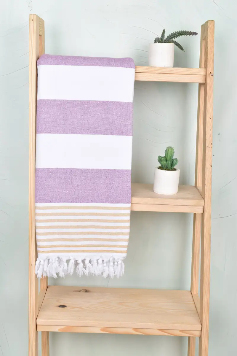 Bachelorette Party Favors, Bridesmaid Gift, 68x36 Cotton Striped Terry Towel, Hammam Towel USA, Custom Beach Towel, Bridesmaid Gifts Personalized - 8