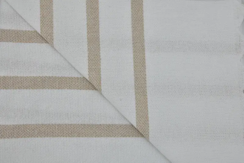Tatil havlu, en iyi arkadaş için hediye, seyahat havlu, monogramlı el havlu, kişiselleştirilmiş mutfak havlu, Türk çay havlu, 40x18 pamuklu çizgili havlu - 7