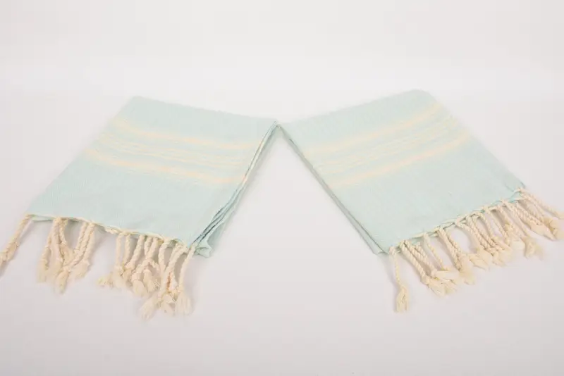 Bridal Gifts, Bathroom Towels, Summer Gift, 40x18 Cotton Striped Towel, Best Friend Gift, Small Bath Towels, Beach Theme Wedding Gift, Wedding Gift - 6
