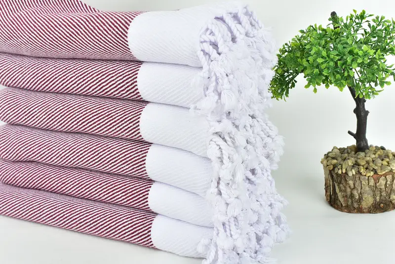 Organic Turkish towel, Gift For Best Friend, Bachelorette Gifts, 70x40 Cotton Chevron Towel, Beach Towel Bulk, Bachelorette Party Decorations - 3