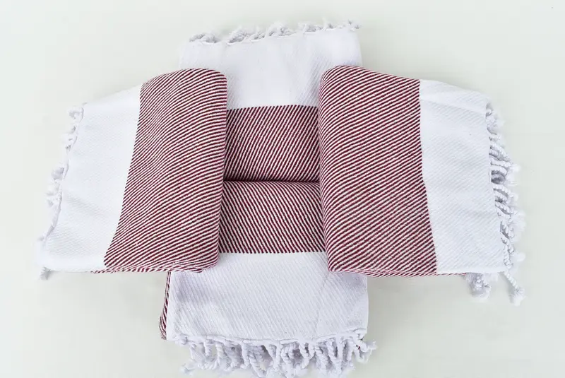 Organic Turkish towel, Gift For Best Friend, Bachelorette Gifts, 70x40 Cotton Chevron Towel, Beach Towel Bulk, Bachelorette Party Decorations - 6