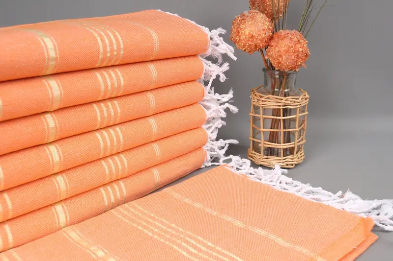 Custom Turkish Towel Embroidered Beach Towel 40x71 Inches