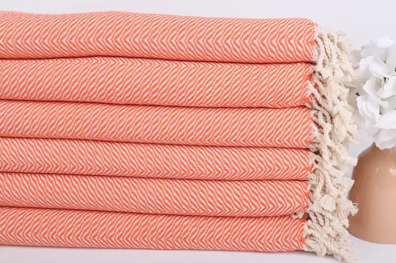 Christmas Favors, Custom Wedding Gift, 70x40 Cotton Chevron Towel, Personalized Bridesmaid Gift, Monogram Turkish Towel, Turkish bath towel for spa - 3