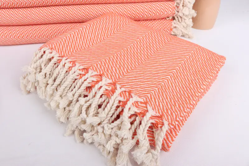 Christmas Favors, Custom Wedding Gift, 70x40 Cotton Chevron Towel, Personalized Bridesmaid Gift, Monogram Turkish Towel, Turkish bath towel for spa - 5