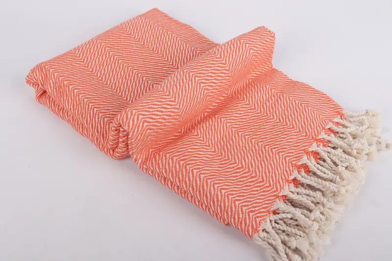 Christmas Favors, Custom Wedding Gift, 70x40 Cotton Chevron Towel, Personalized Bridesmaid Gift, Monogram Turkish Towel, Turkish bath towel for spa - 6