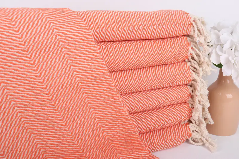 Christmas Favors, Custom Wedding Gift, 70x40 Cotton Chevron Towel, Personalized Bridesmaid Gift, Monogram Turkish Towel, Turkish bath towel for spa - 1