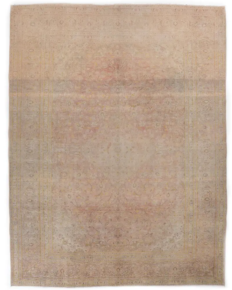 Zarif Bej Halı, 9,5x12,5 ft Sağlam Konfor