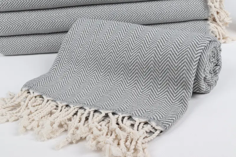 Turkish bath towel, Organic Turkish towel, Bachelorette Party Favors, 70x40 Cotton Herringbone Towel, Summer Towel, Bachelor Party Gifts - 4