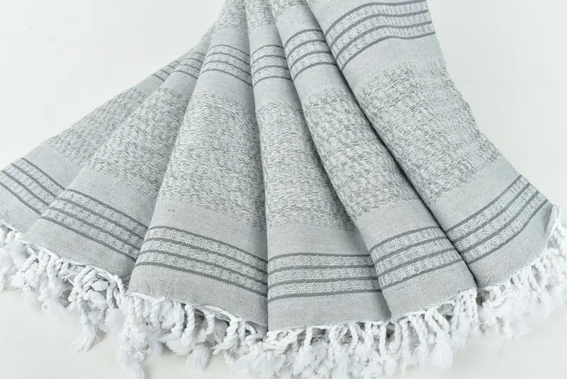 Cotton towel, Turkish Beach Towel Monogram, Beach Towel Bulk, Engagement Gift, 70x36 Linen Striped Towel, Bulk Order Towel, Monogram Beach Towel - 4